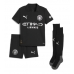 Maglie da calcio Manchester City Jeremy Doku #11 Seconda Maglia Bambino 2025-26 Manica Corta + Pantaloni corti)